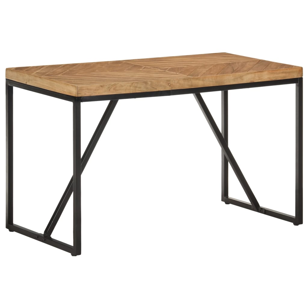 Blagovaonski stol 120 x 60 x 76 cm masivno drvo bagrema i manga