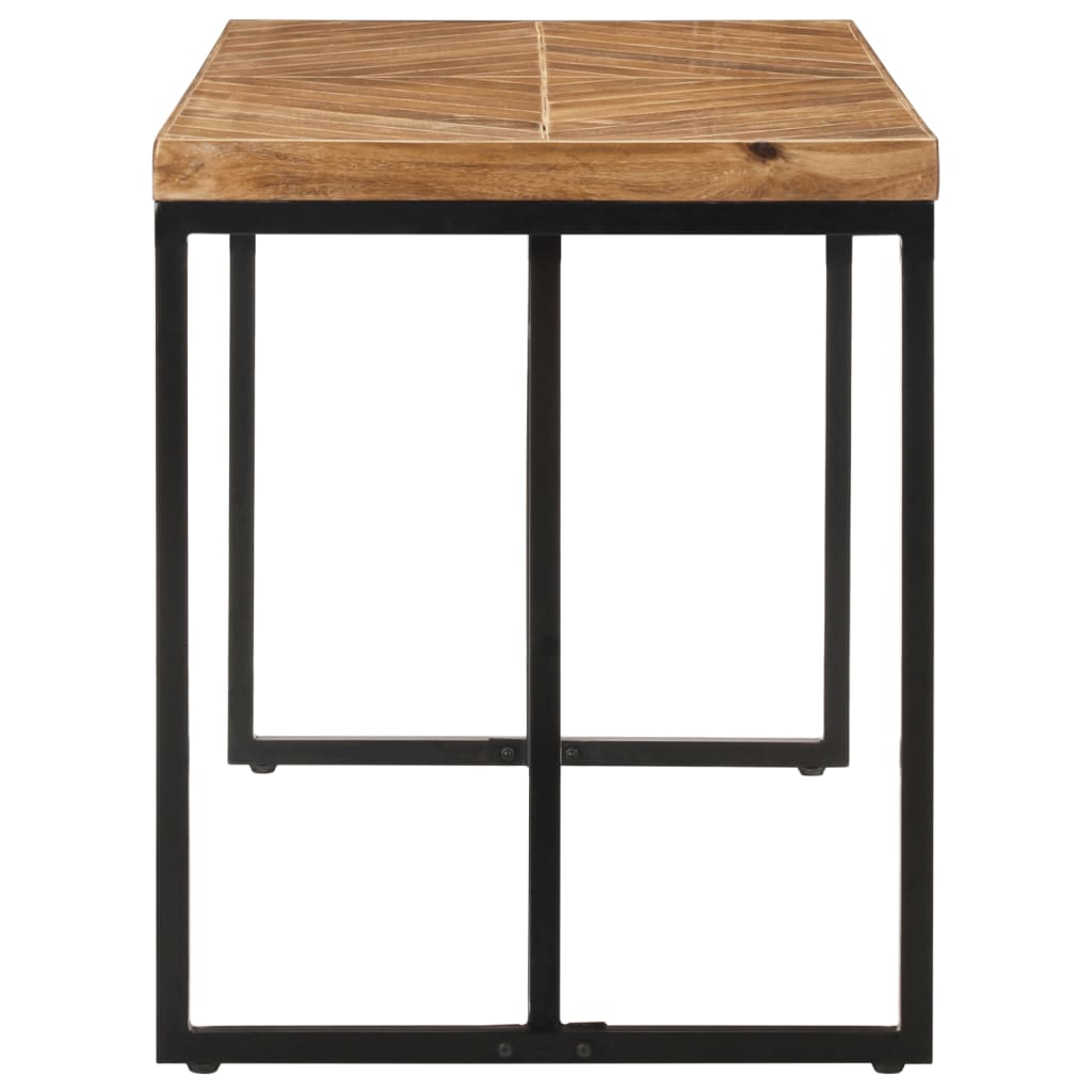 Blagovaonski stol 120 x 60 x 76 cm masivno drvo bagrema i manga