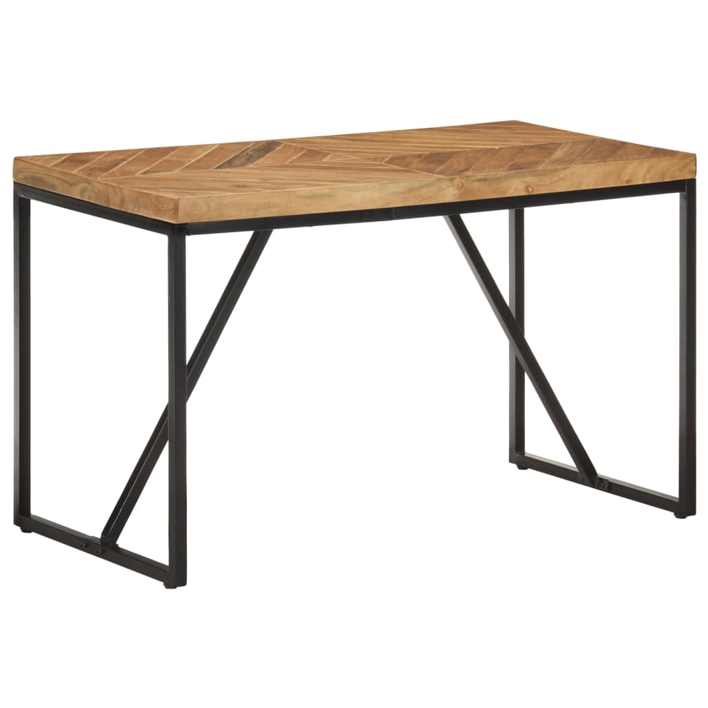 Blagovaonski stol 120 x 60 x 76 cm masivno drvo bagrema i manga