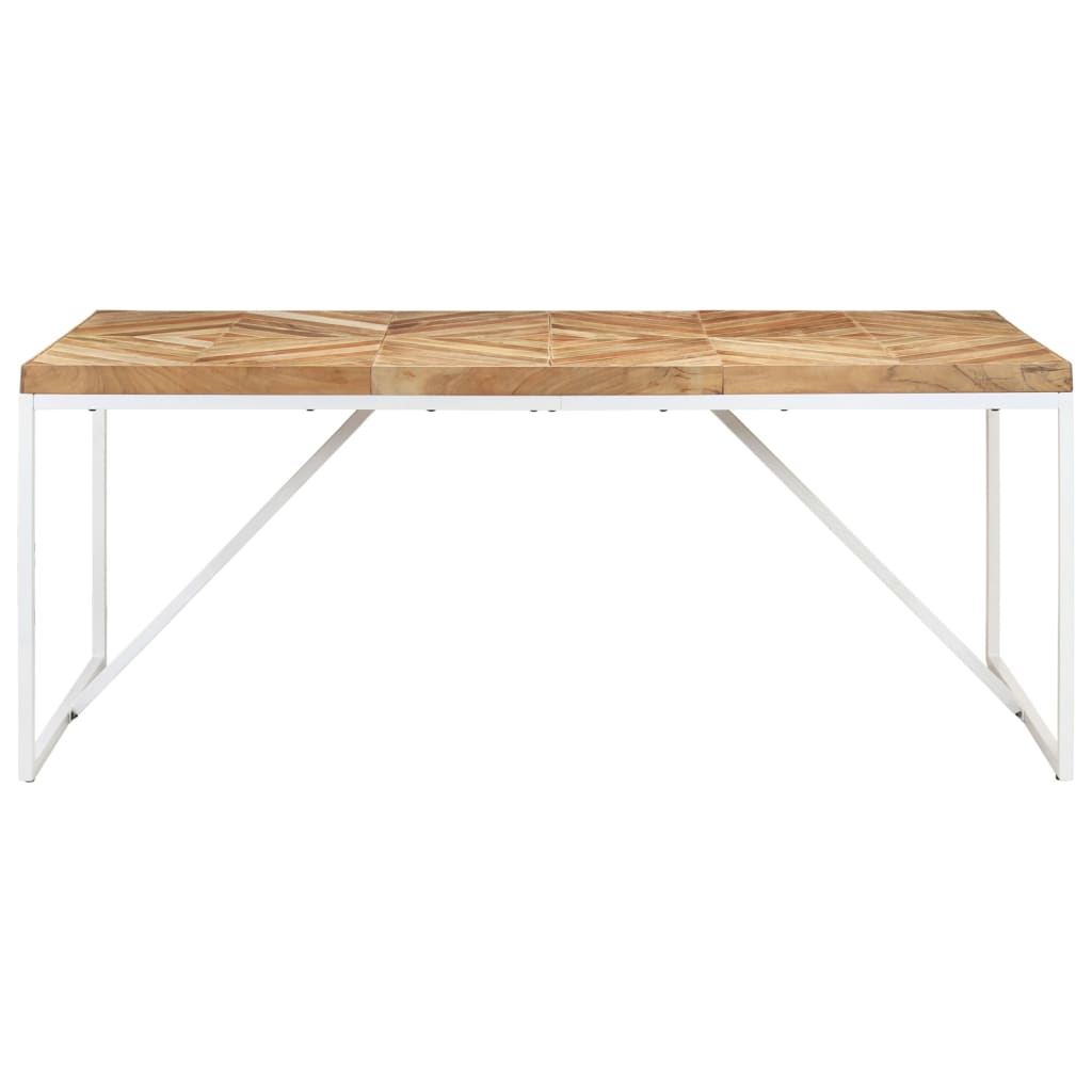 Blagovaonski stol 180 x 90 x 76 cm masivno drvo bagrema i manga
