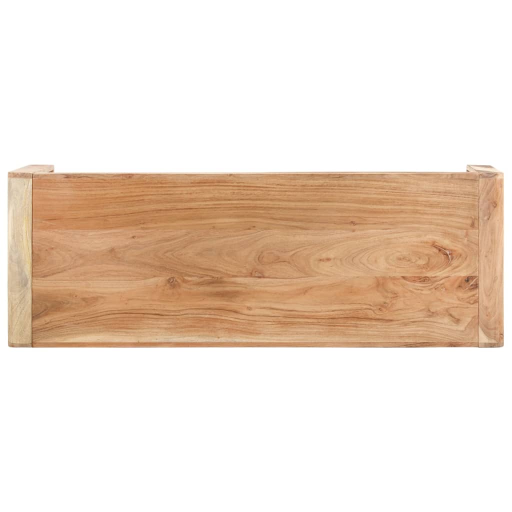 Klupa od masivnog bagremovog drva 110 x 38 x 46 cm