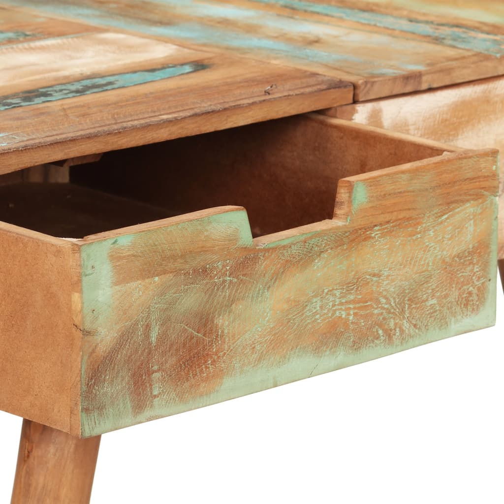 Toaletni stolić s ogledalom 112 x 45 x 76 cm obnovljeno drvo