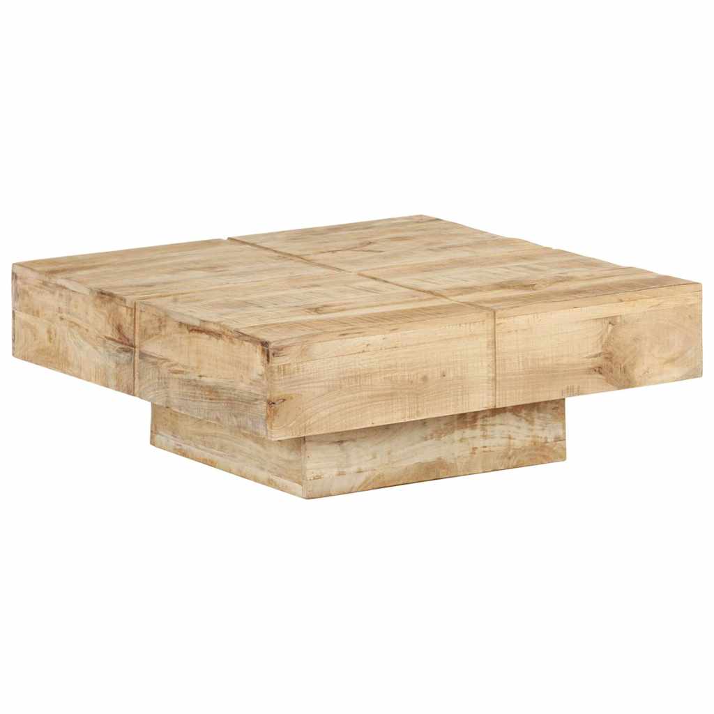 Stolić za kavu 80 x 80 x 28 cm od masivnog drva manga