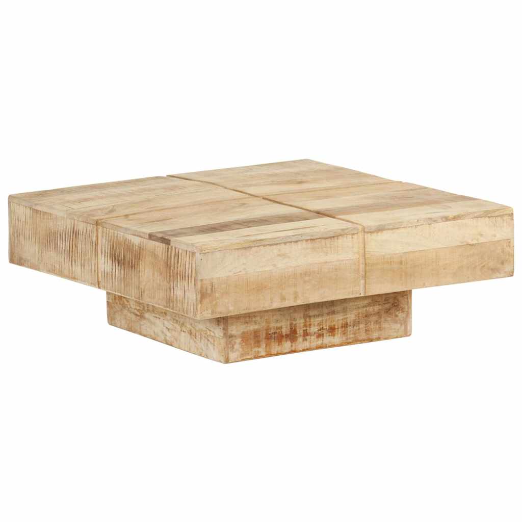 Stolić za kavu 80 x 80 x 28 cm od masivnog drva manga