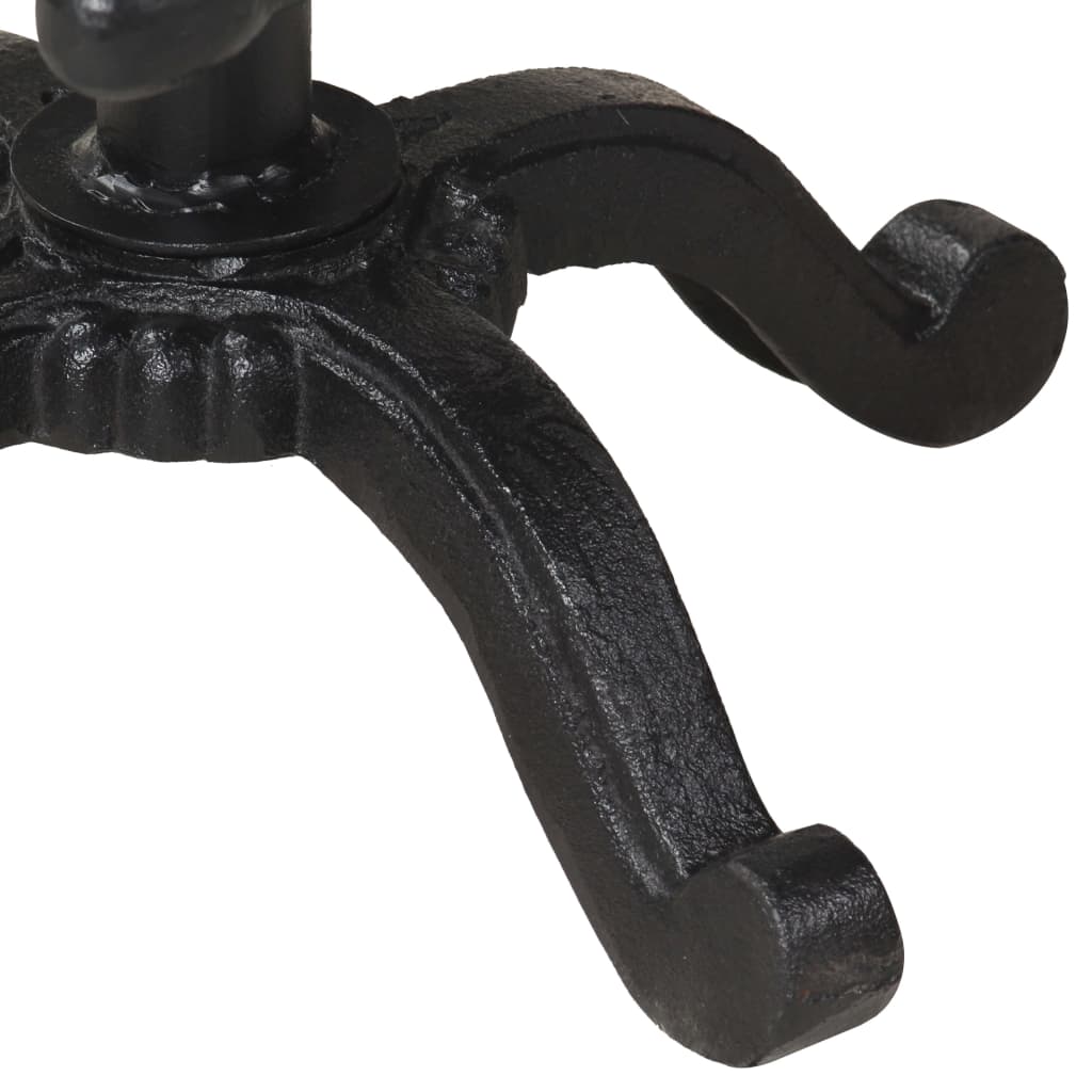 Barski stolac od lijevanog željeza crni