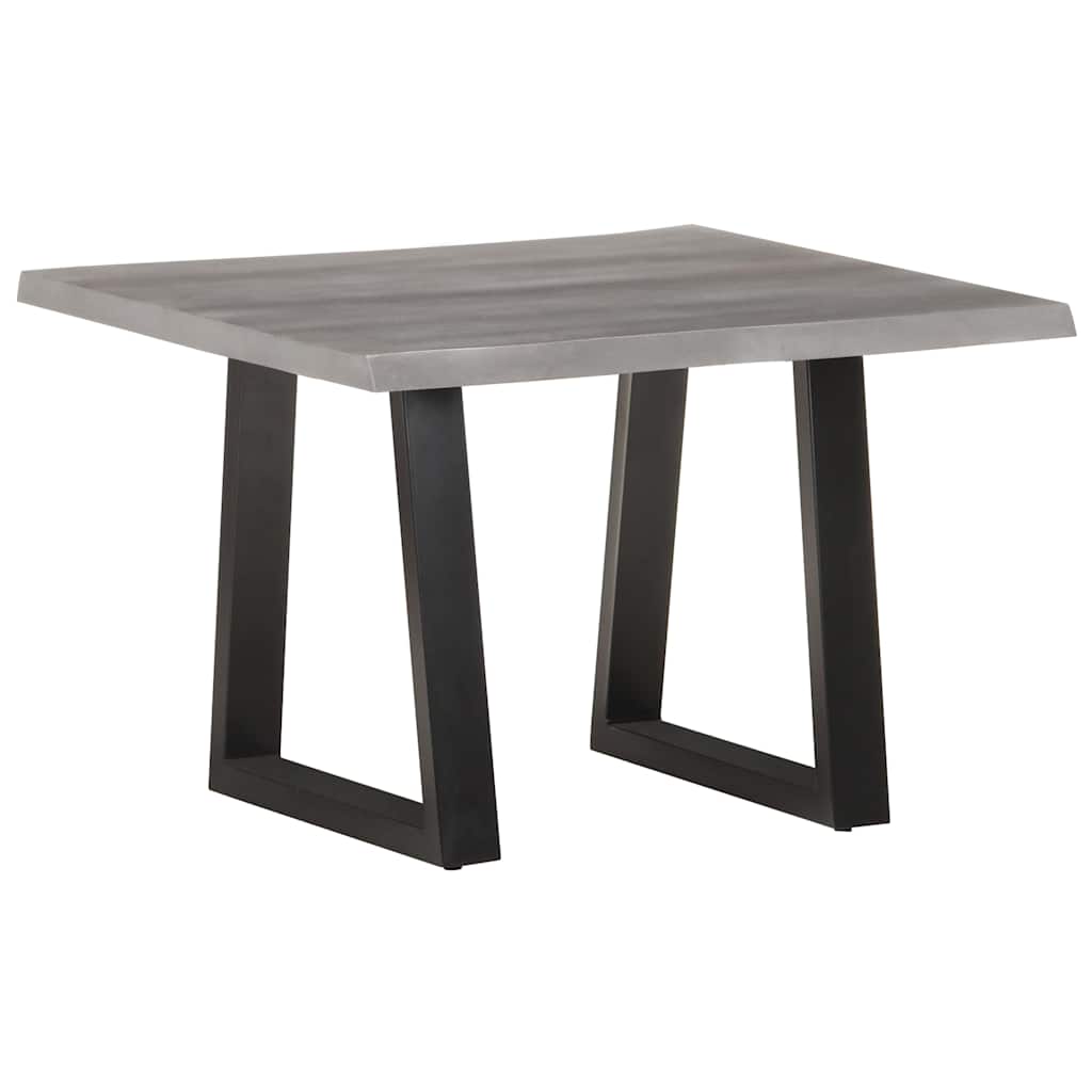 Stolić za kavu sa živim rubovima 60x60x40 cm od bagremovog drva