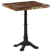 Bistro stolić 60 x 60 x 76 cm od masivnog obnovljenog drva