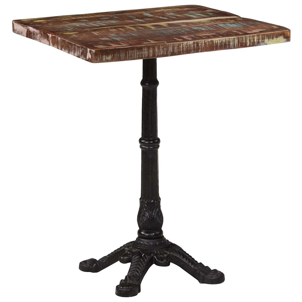 Bistro stolić 60 x 60 x 76 cm od masivnog obnovljenog drva