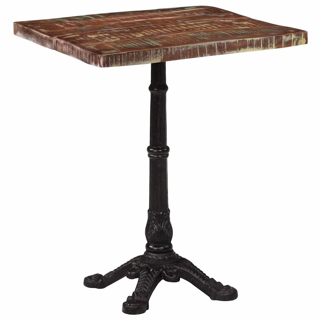 Bistro stolić 60 x 60 x 76 cm od masivnog obnovljenog drva