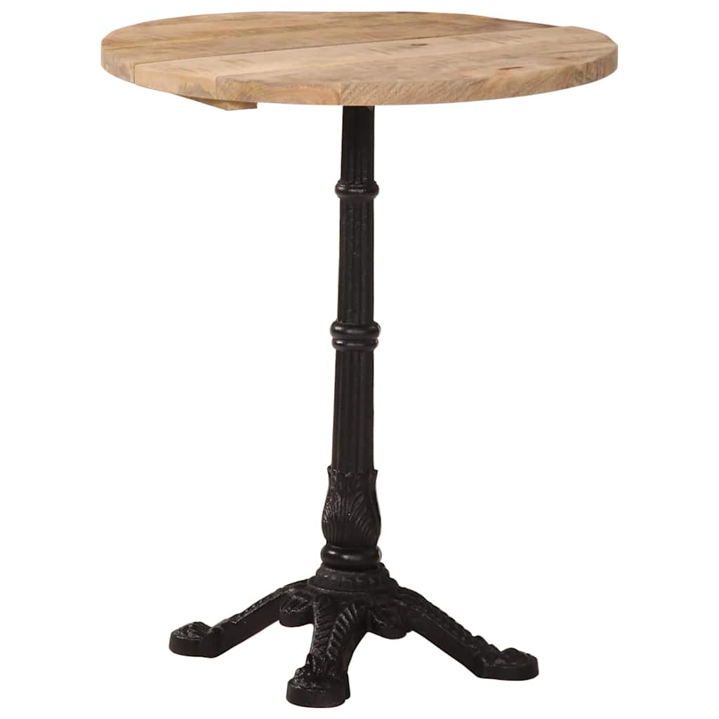 Bistro stolić Ø 60 x 76 cm od grubog drva manga