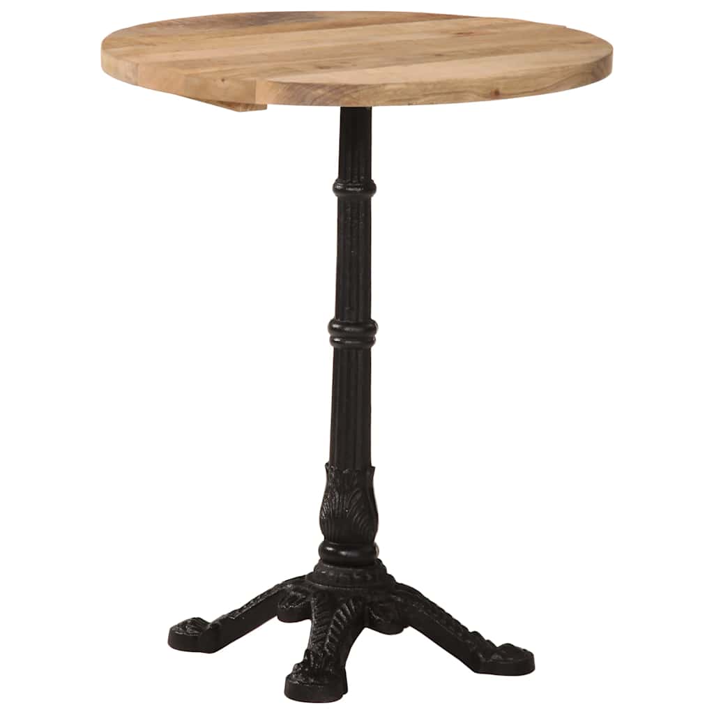 Bistro stolić Ø 60 x 76 cm od grubog drva manga