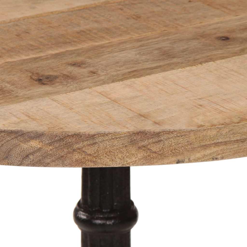 Bistro stolić Ø 60 x 76 cm od grubog drva manga