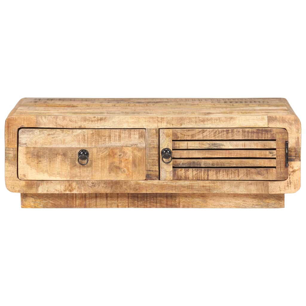 Stolić za kavu 90 x 60 x 29 cm od grubog drva manga