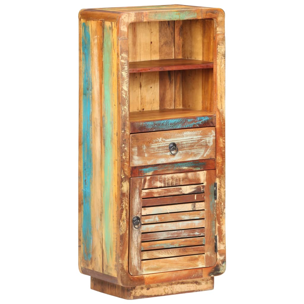 Visoka komoda 45 x 32 x 110 cm od masivnog obnovljenog drva