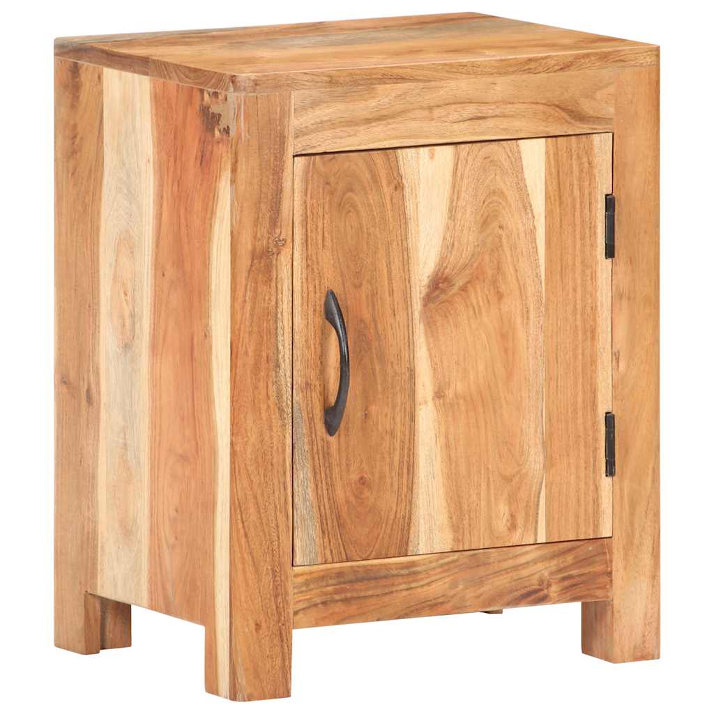 Noćni ormarić 40 x 30 x 50 cm od masivnog bagremovog drva