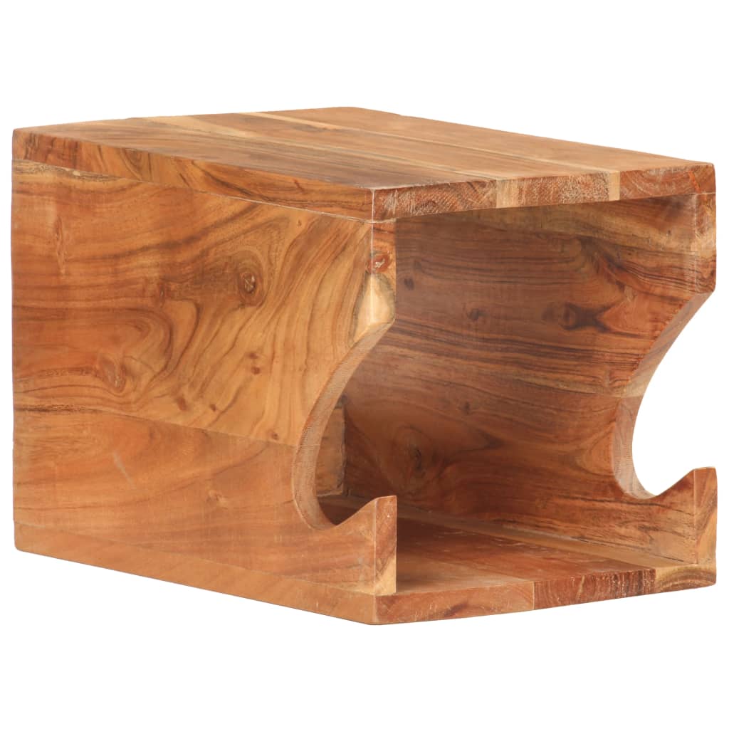 Zidni stalak za bicikl 35 x 25 x 25 cm masivno bagremovo drvo