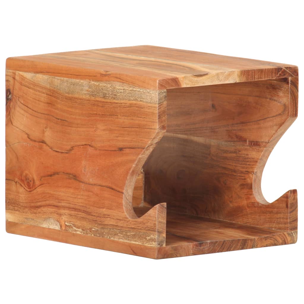 Zidni stalak za bicikl 35 x 25 x 25 cm masivno bagremovo drvo