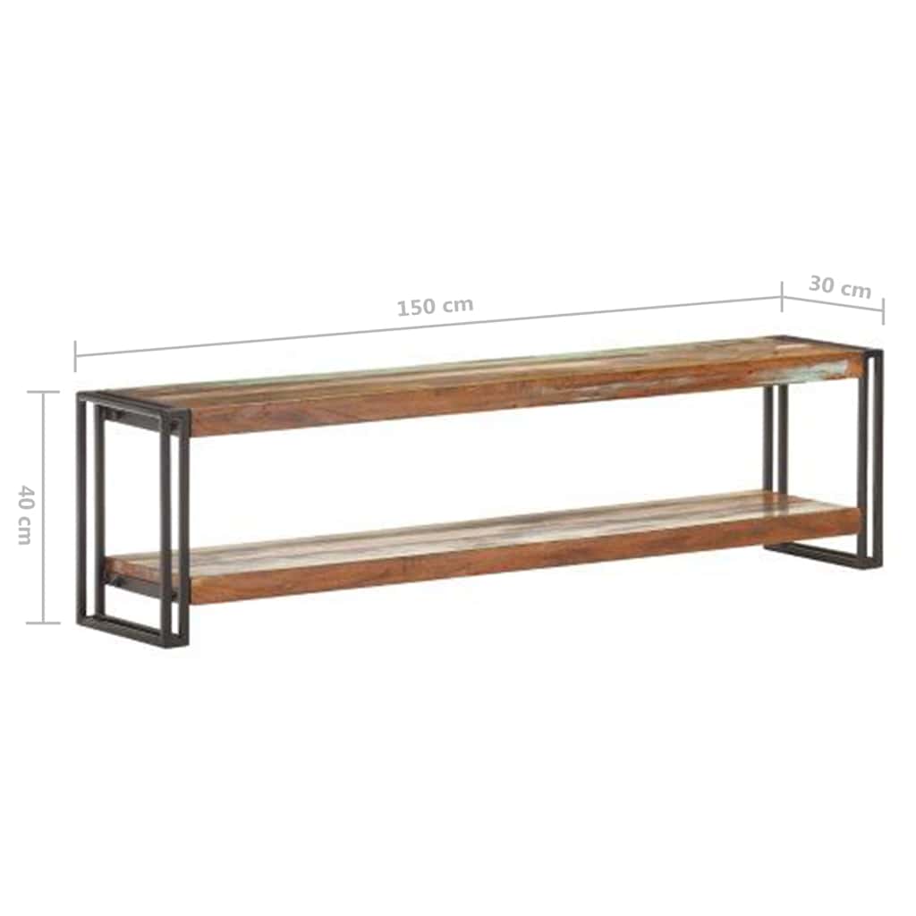 TV ormarić 150 x 30 x 40 cm od masivnog obnovljenog drva