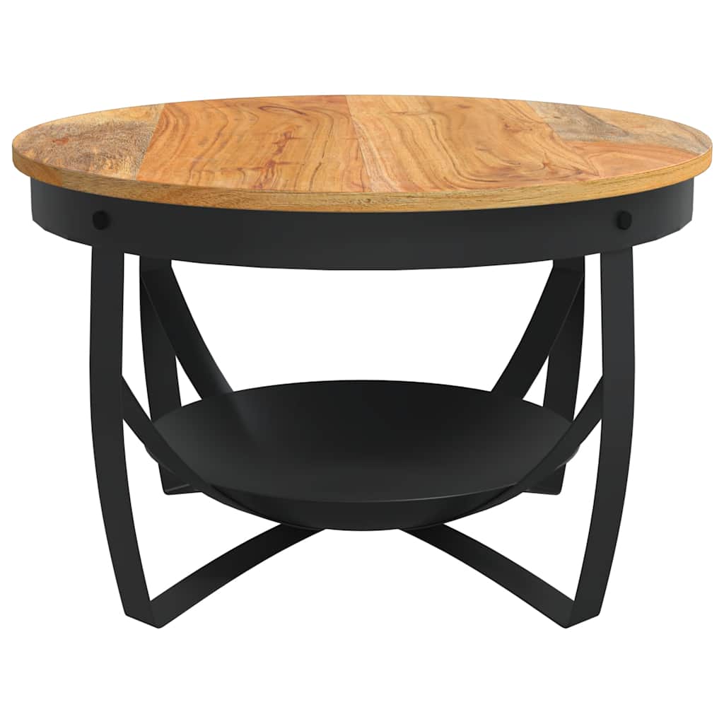 Stolić za kavu Ø 68 x 43 cm od masivnog bagremovog drva
