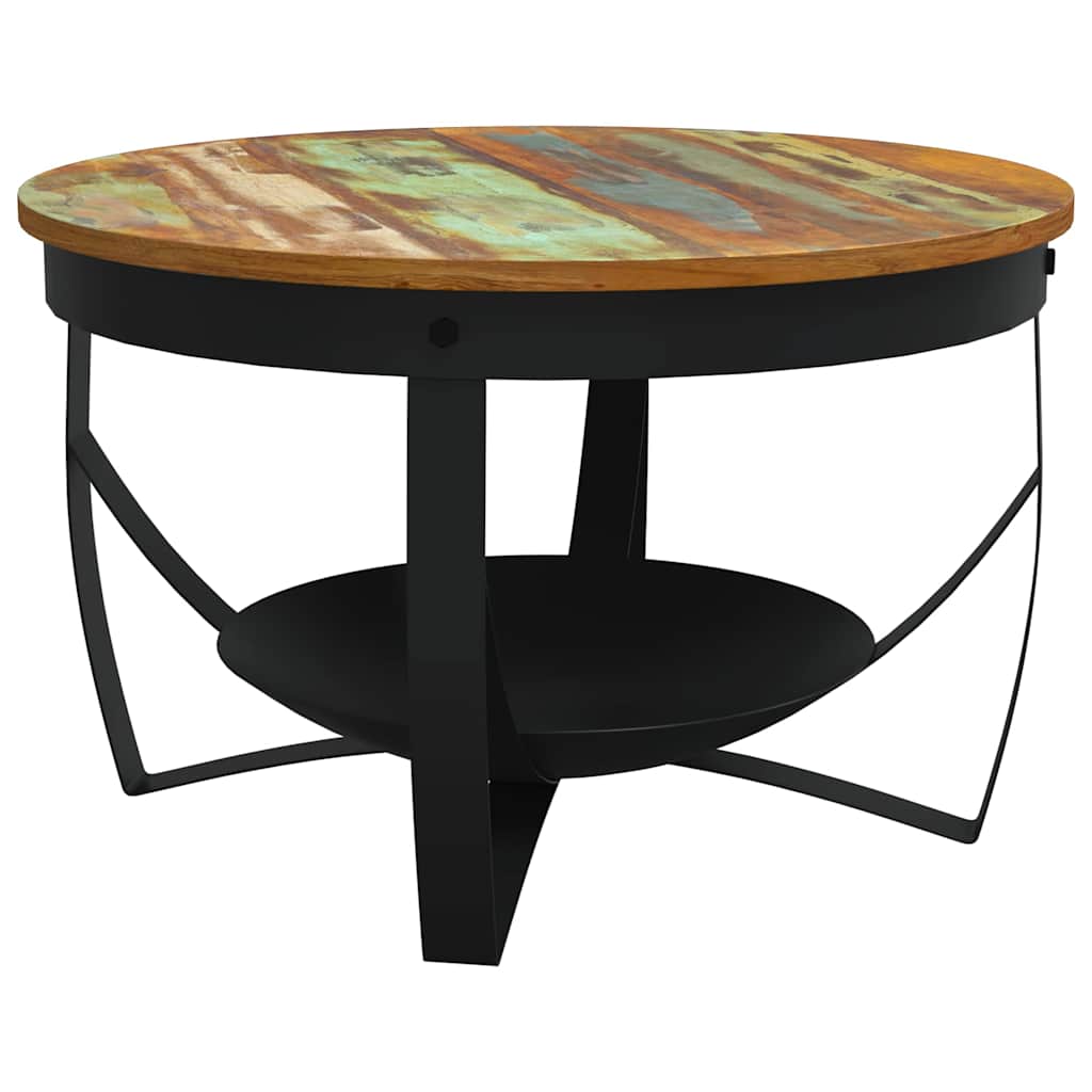 Stolić za kavu Ø 68 x 43 cm od masivnog obnovljenog drva