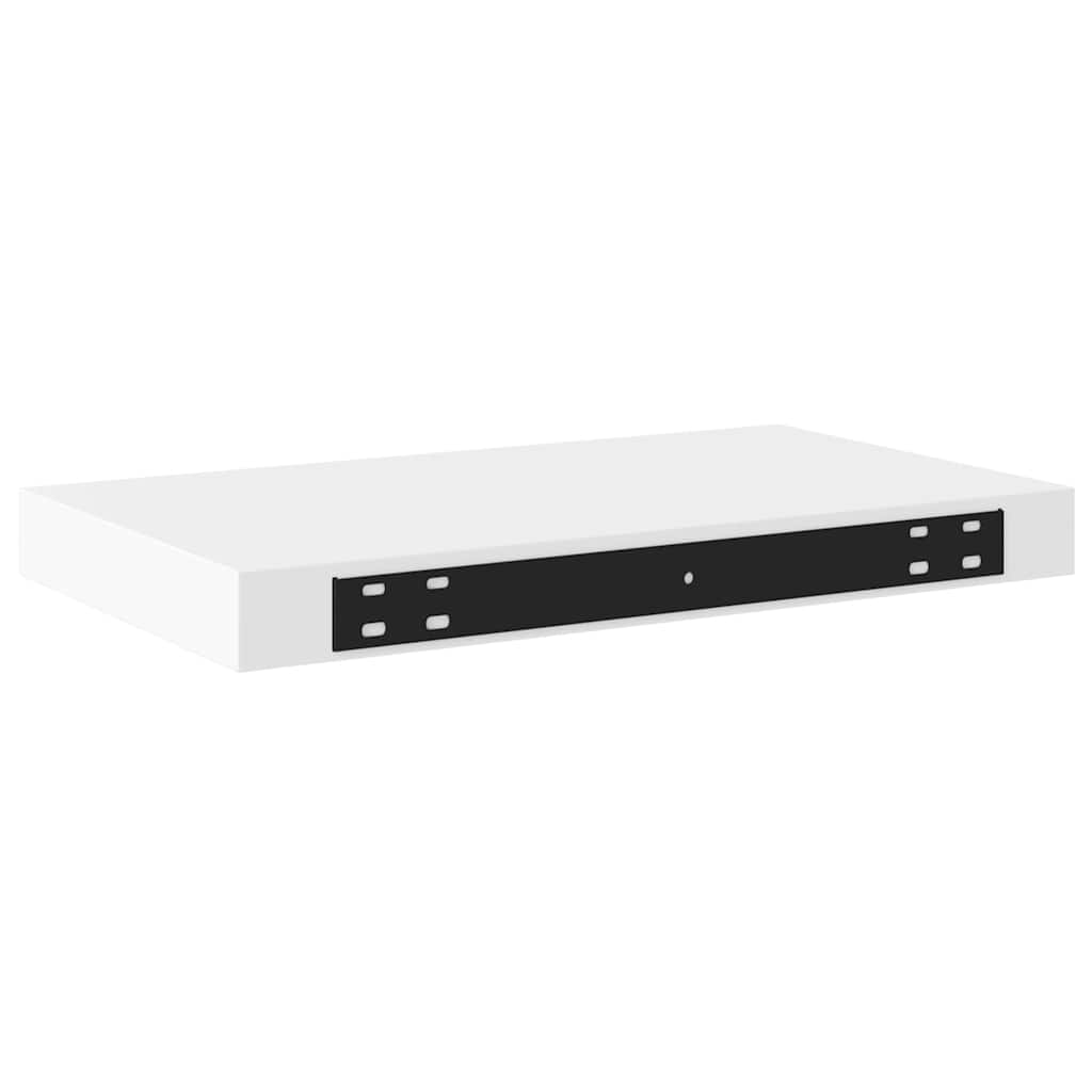 Plutajuća zidna polica bijela 40 x 23 x 3,8 cm MDF