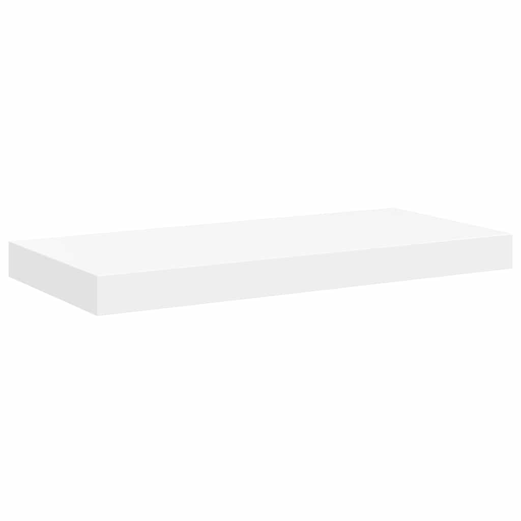 Plutajuća zidna polica bijela 50 x 23 x 3,8 cm MDF