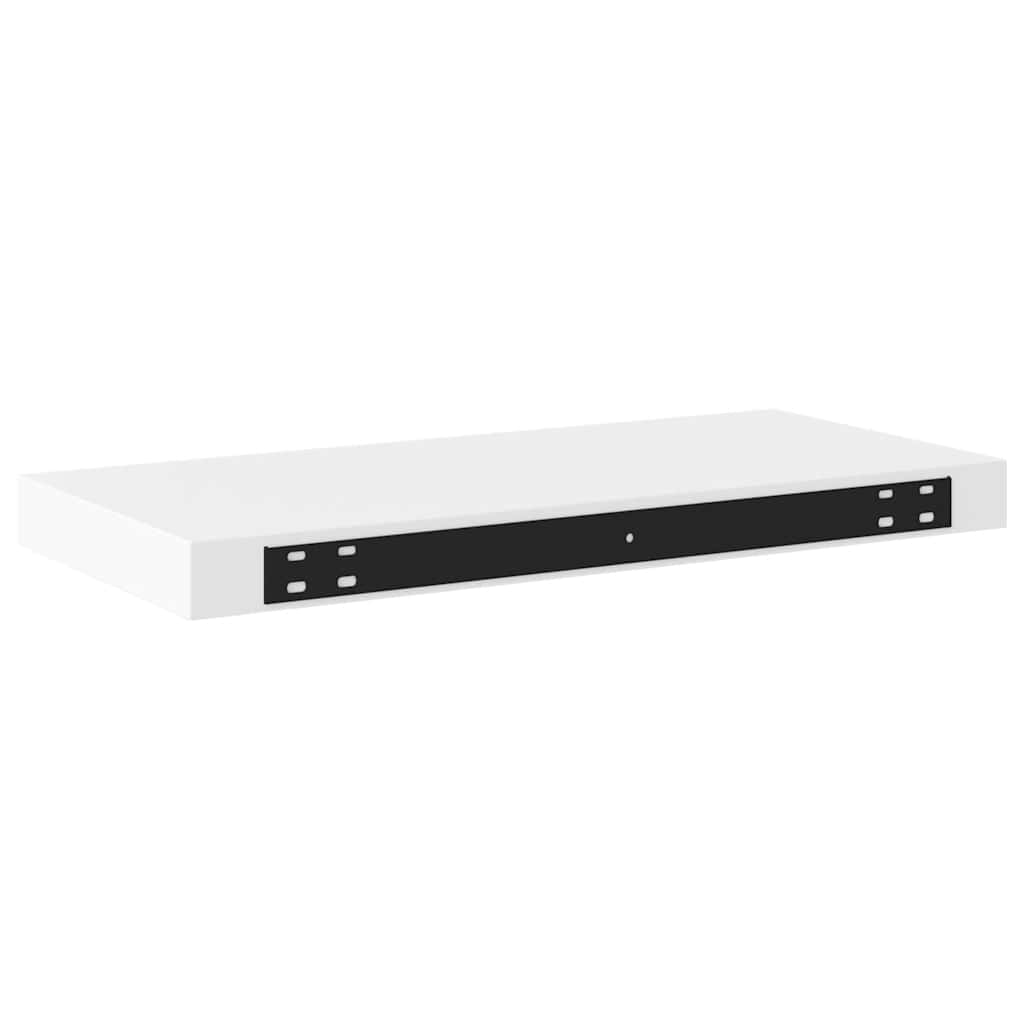 Plutajuća zidna polica bijela 50 x 23 x 3,8 cm MDF