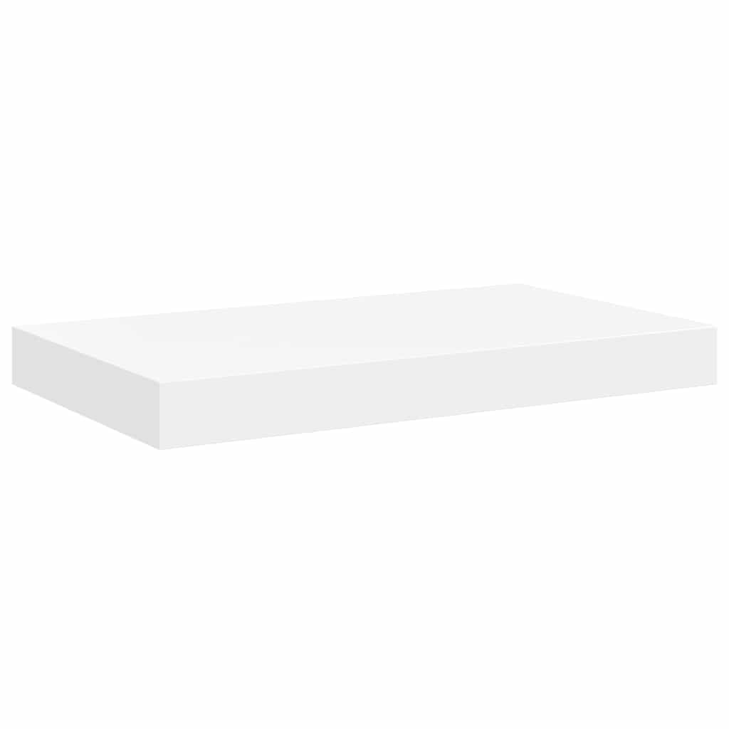 Plutajuće zidne police 4 kom bijele 50 x 23 x 3,8 cm MDF