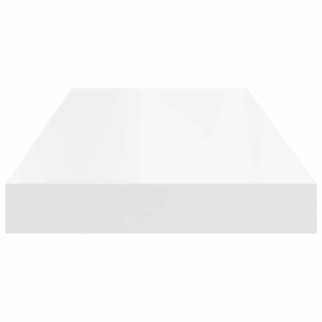 Plutajuća zidna polica bijela 60 x 23,5 x 3,8 cm MDF