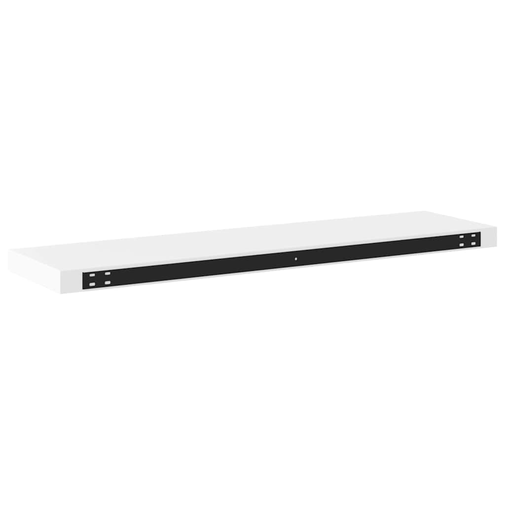 Plutajuća zidna polica bijela 90 x 23,5 x 3,8 cm MDF
