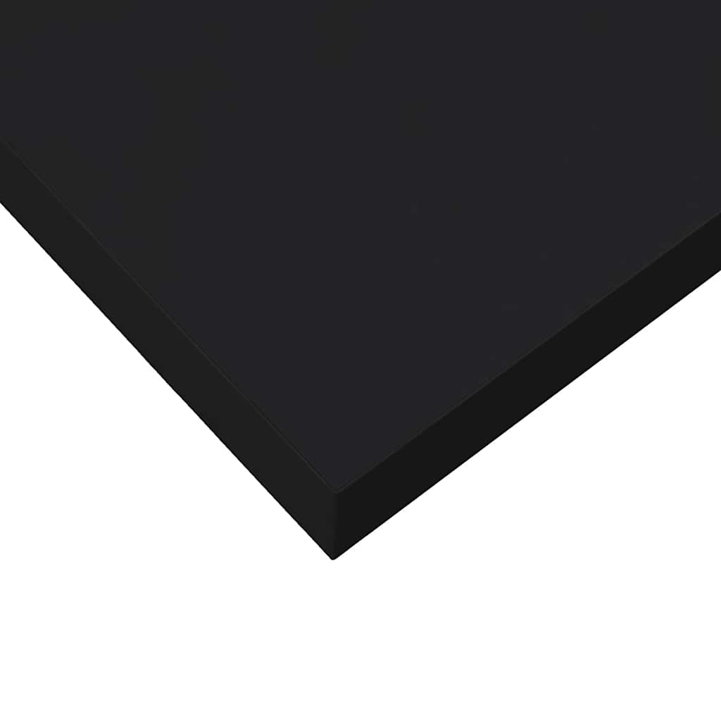 Plutajuća zidna polica crna 60 x 23,5 x 3,8 cm MDF