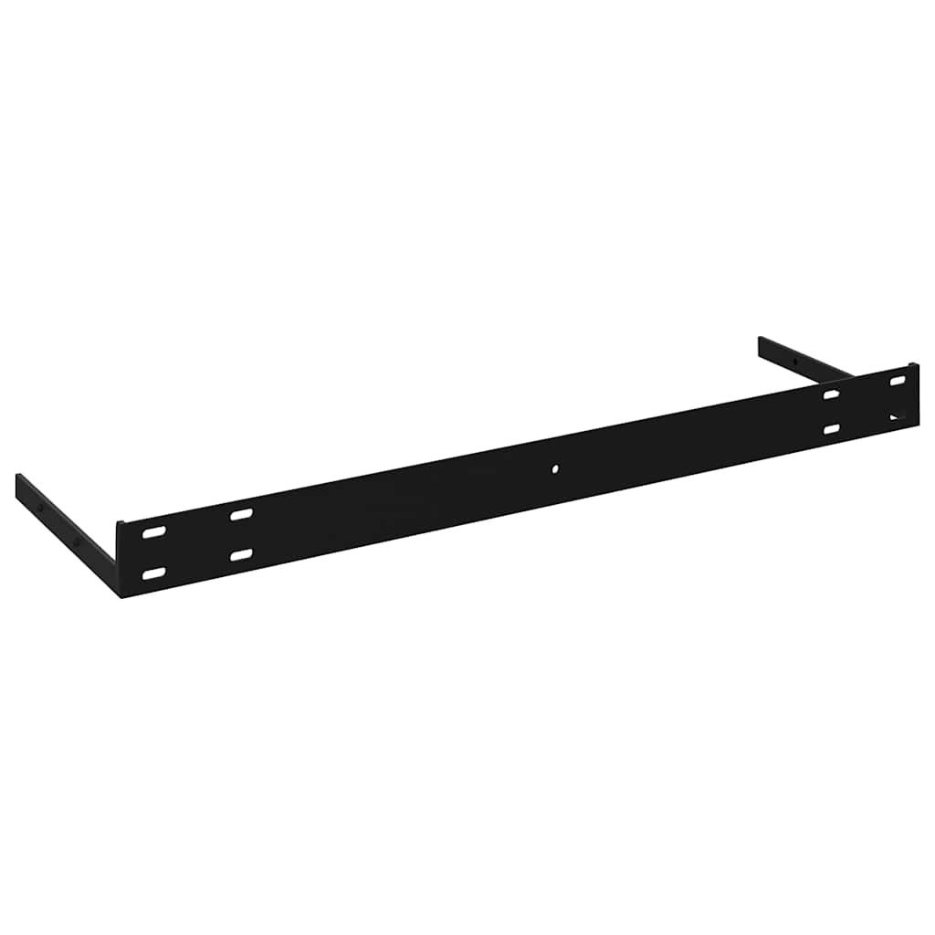 Plutajuće zidne police 2 kom sive 90 x 23,5 x 3,8 cm MDF