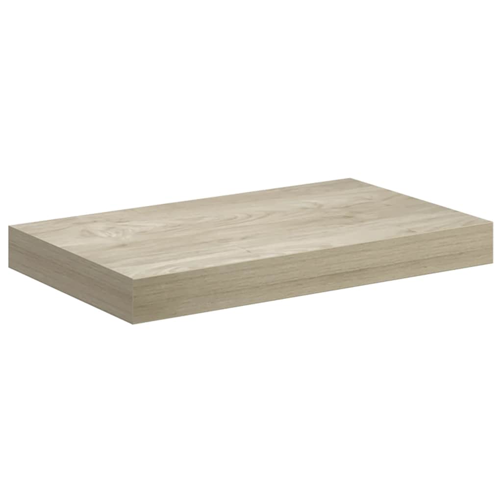 Plutajuća zidna polica boja hrasta 40 x 23 x 3,8 cm MDF