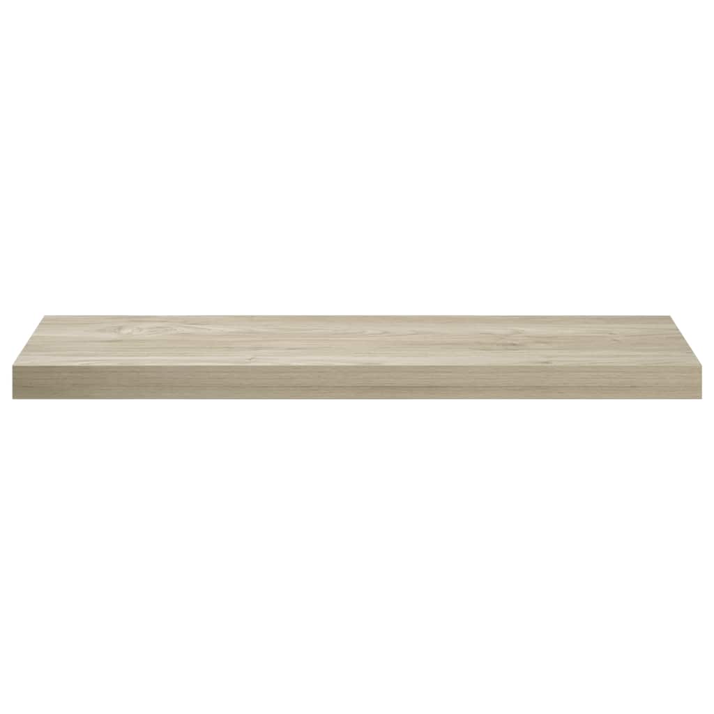 Plutajuća zidna polica boja hrasta 80 x 23,5 x 3,8 cm MDF