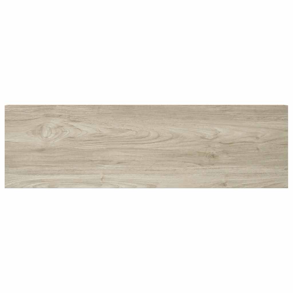 Plutajuće zidne police 4 kom boja hrasta 80 x 23,5 x 3,8 cm MDF