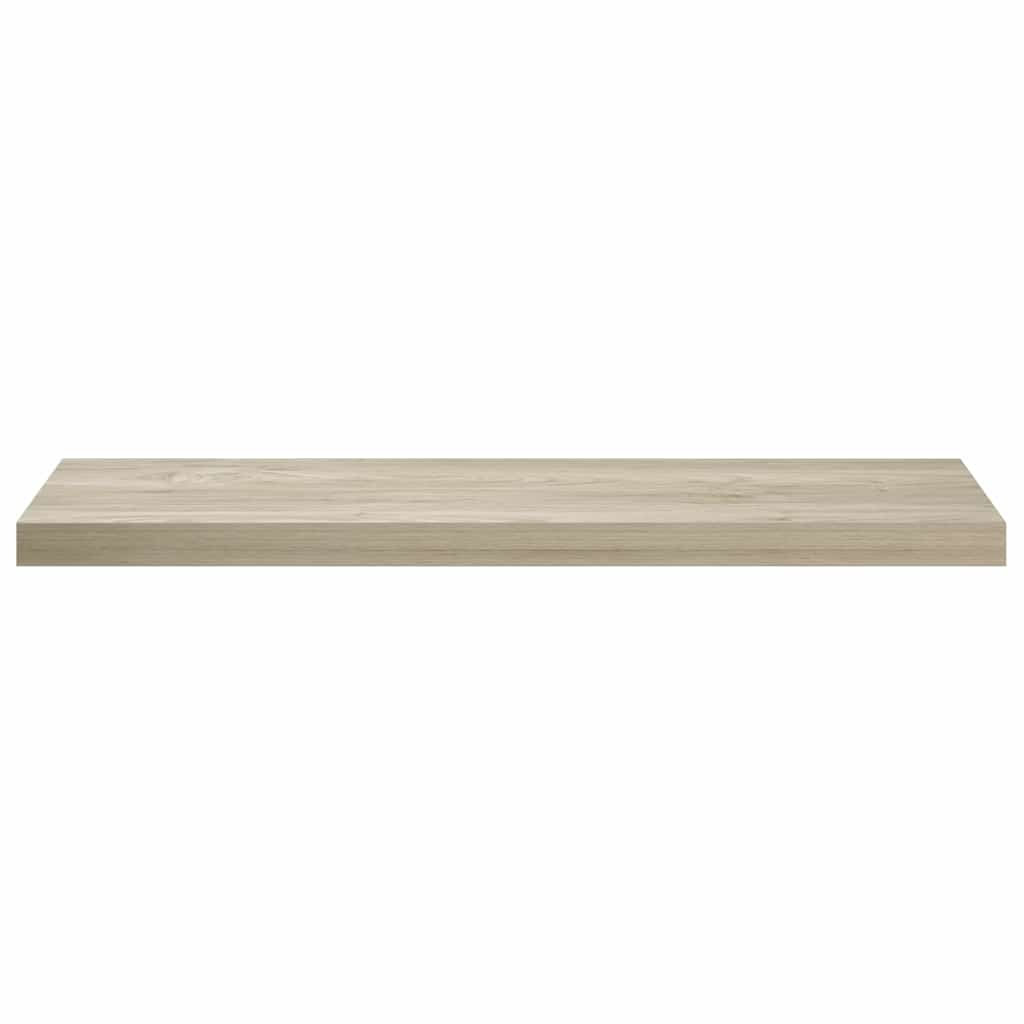 Plutajuće zidne police 2 kom boja hrasta 90 x 23,5 x 3,8 cm MDF