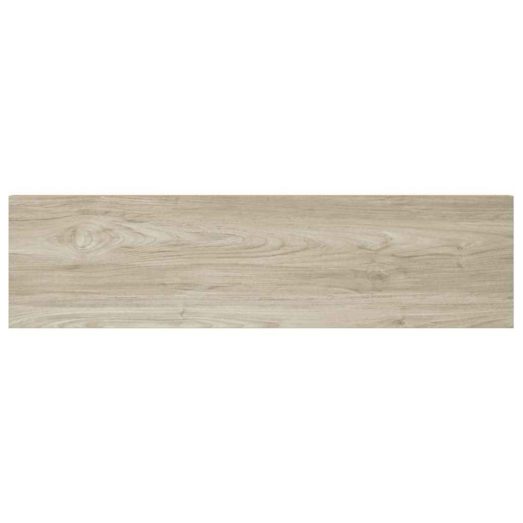 Plutajuće zidne police 2 kom boja hrasta 90 x 23,5 x 3,8 cm MDF