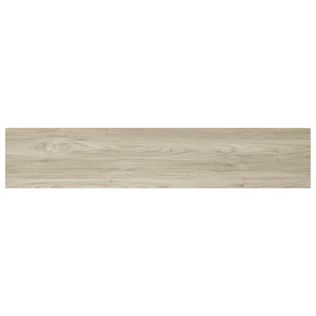 Plutajuće zidne police 4 kom boja hrasta 120x23,5x3,8 cm MDF