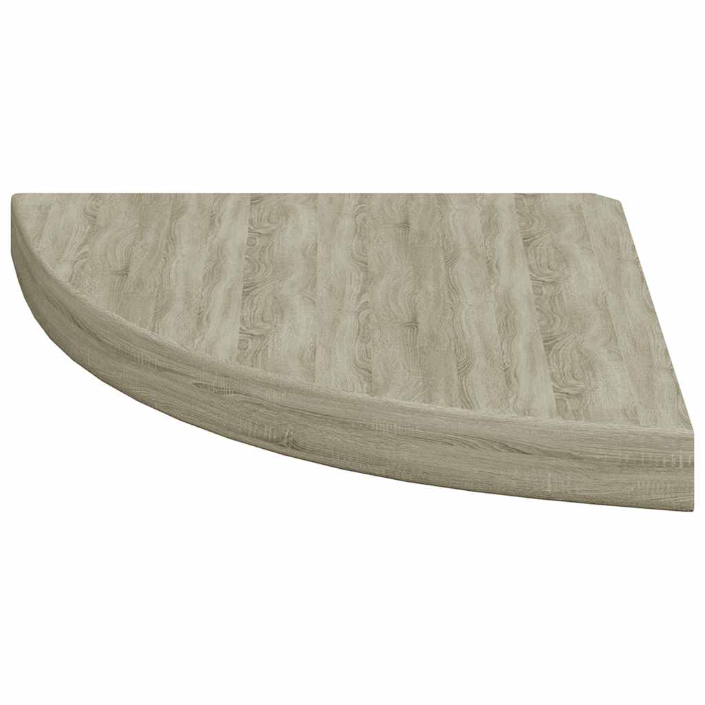 Plutajuće kutne police 4 kom boja hrasta 35 x 35 x 3,8 cm MDF