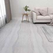 Podne daske 5,11 m² 55 pcs PVC Bijela i svjetlosiva