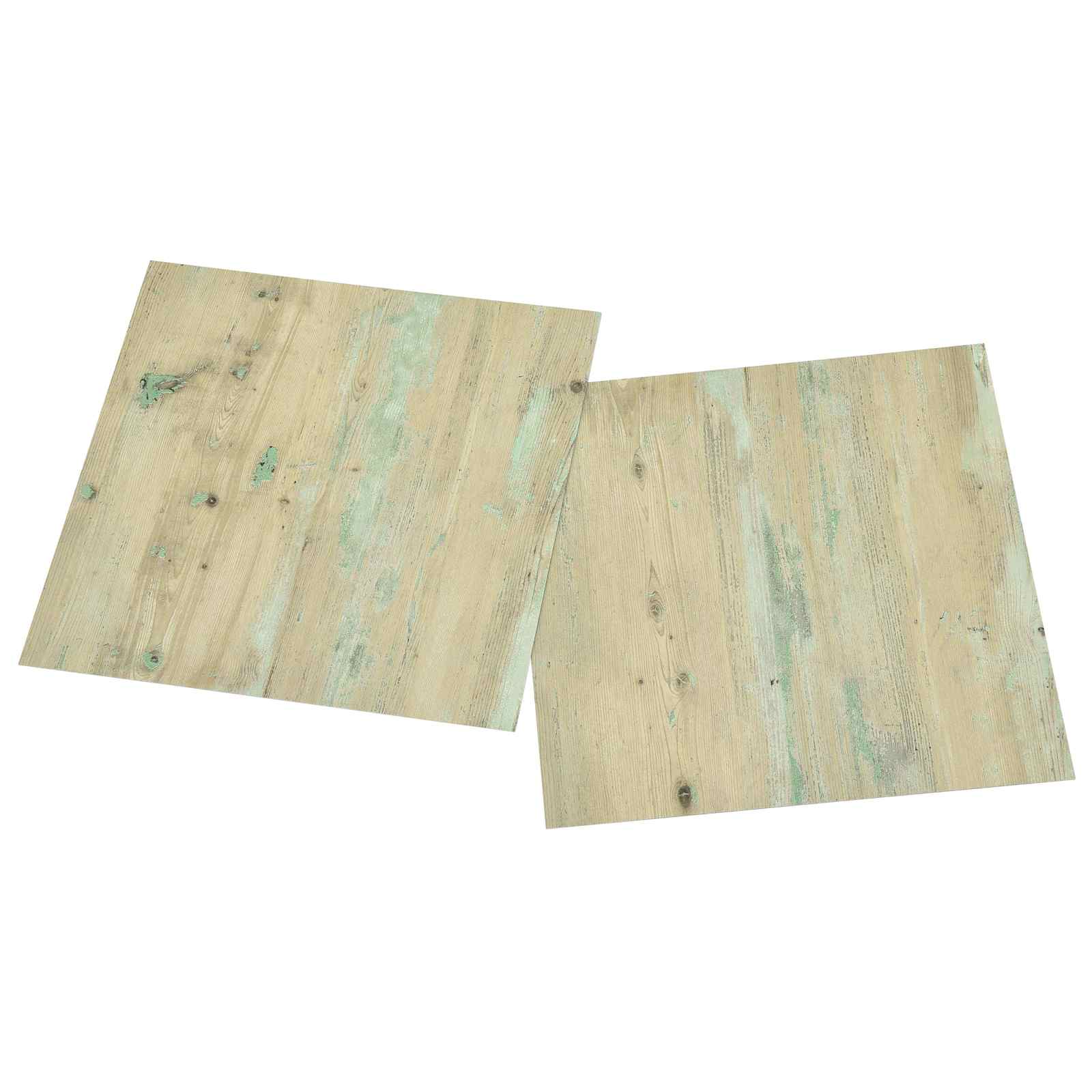 Podne daske 5,11 m² 55 pcs PVC Bjela i svjetlosmeđa