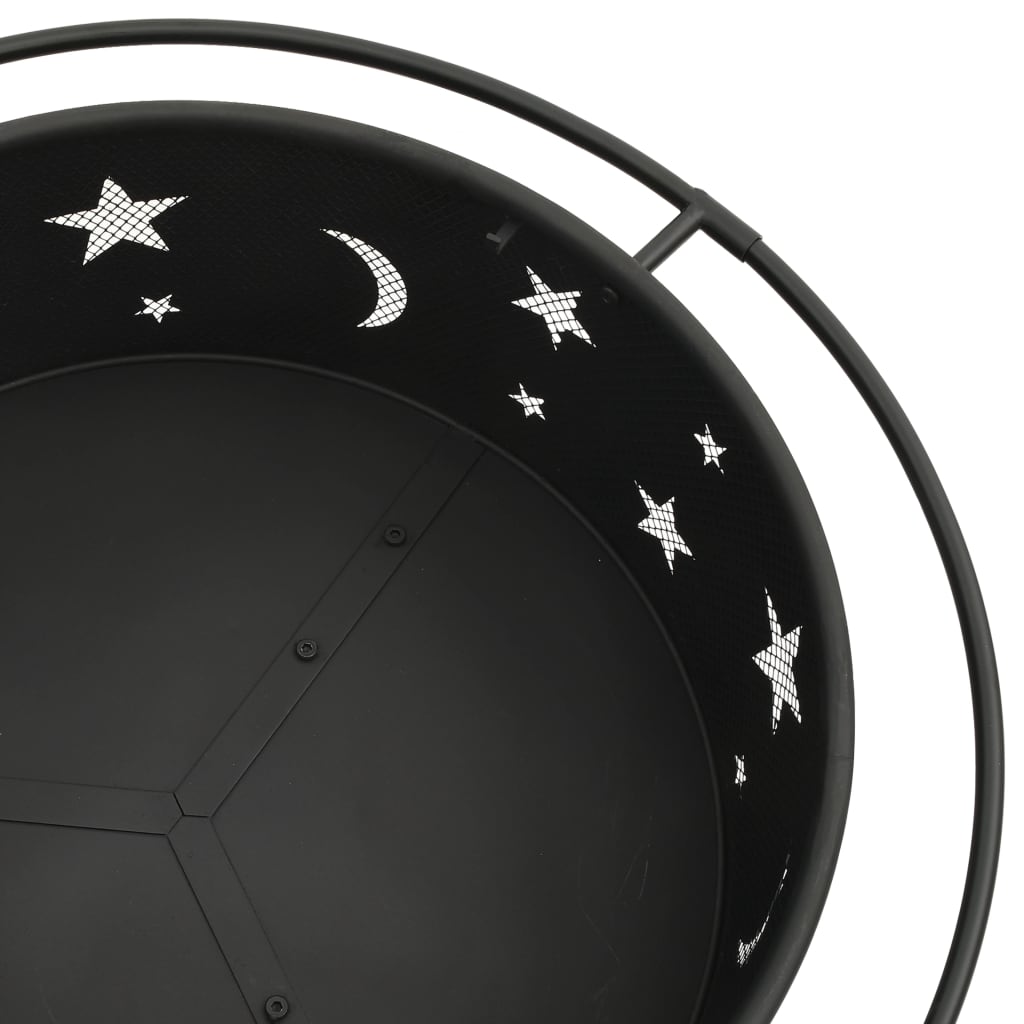 Posuda za vatru sa žaračem 76 cm XXL čelična