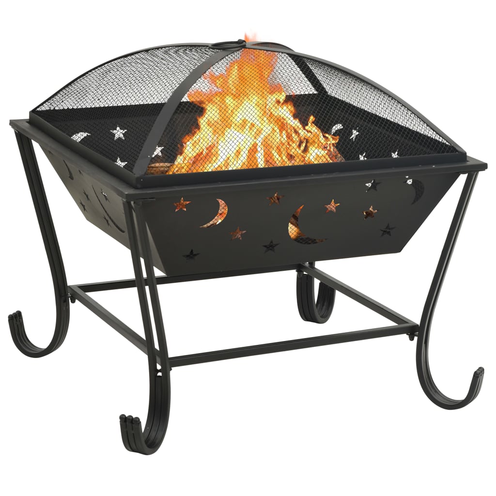 Posuda za vatru sa žaračem 62 cm XXL čelična