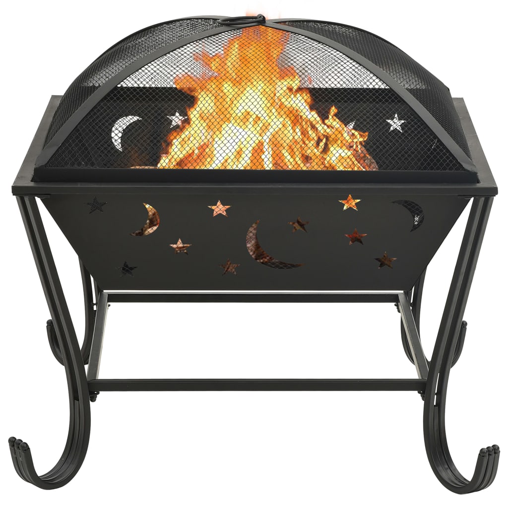 Posuda za vatru sa žaračem 62 cm XXL čelična
