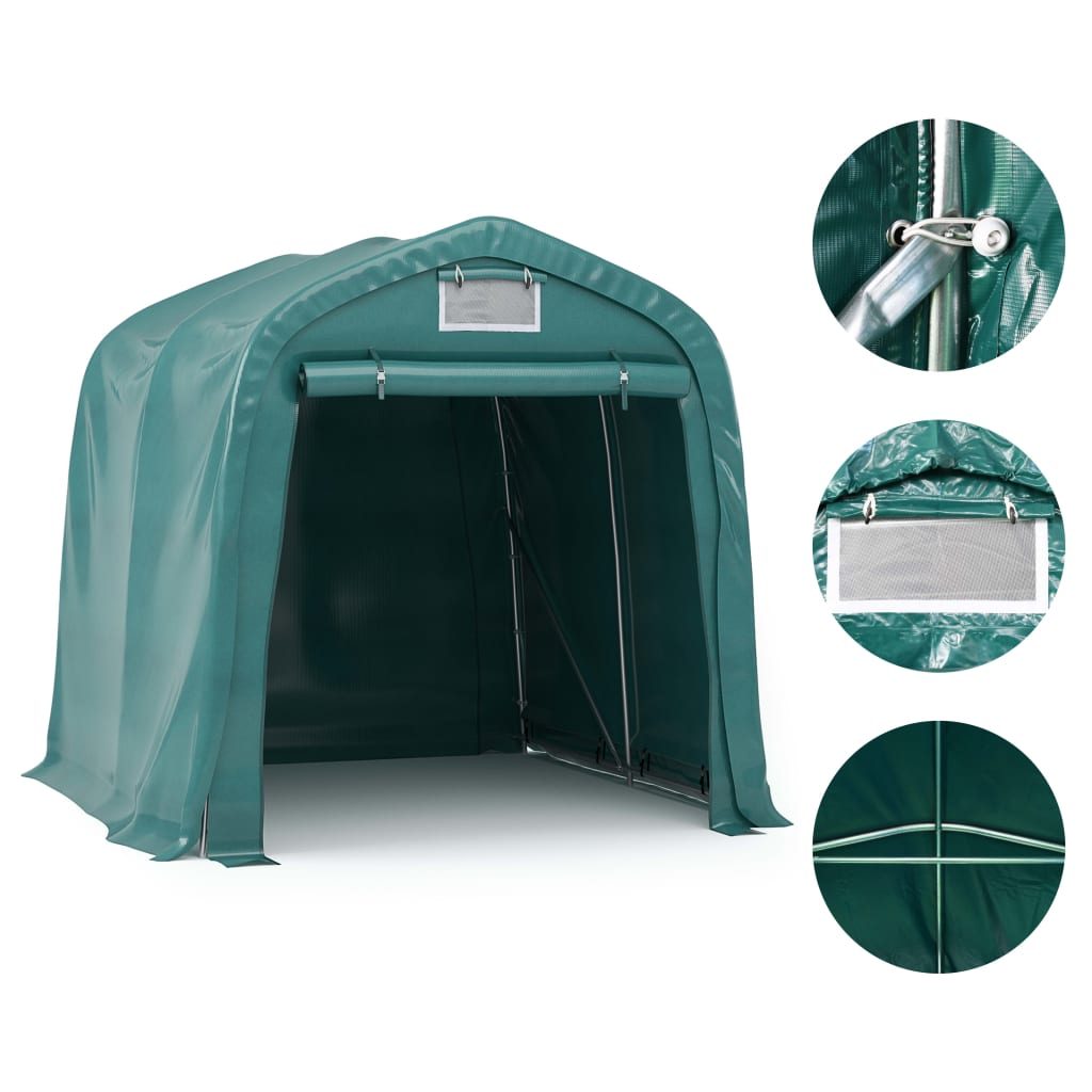 Garažni šator PVC 1,6 x 2,4 m zeleni
