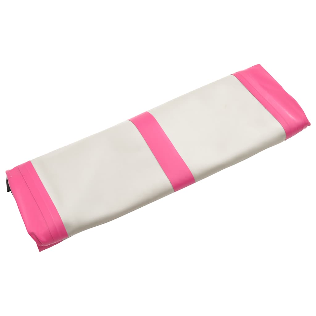Strunjača na napuhavanje s crpkom 60 x 100 x 20 cm PVC roza