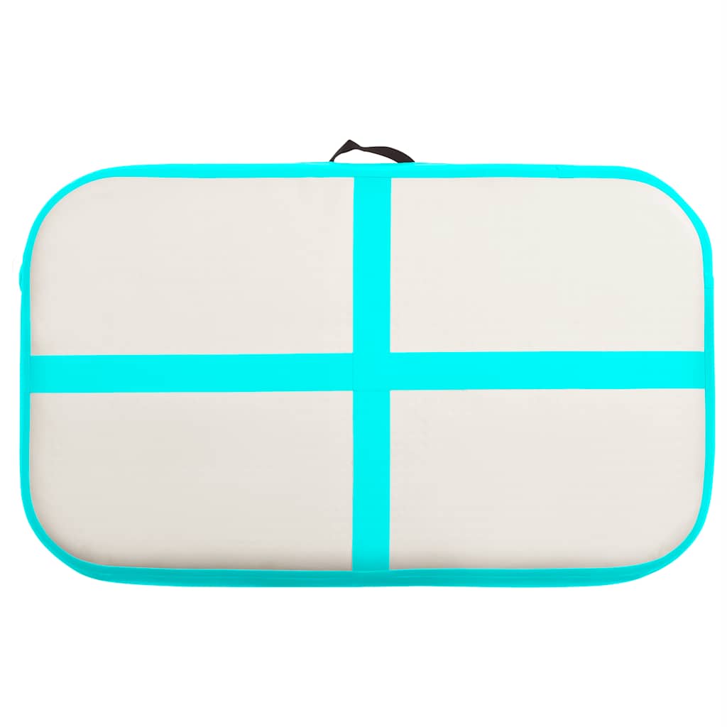 Strunjača na napuhavanje s crpkom 60 x 100 x 20 cm PVC zelena