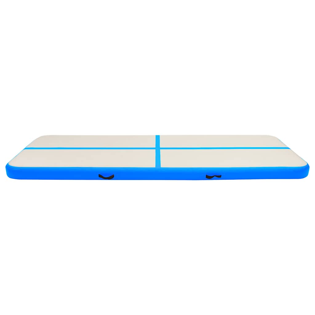 Strunjača na napuhavanje s crpkom 400 x 100 x 15 cm PVC plava