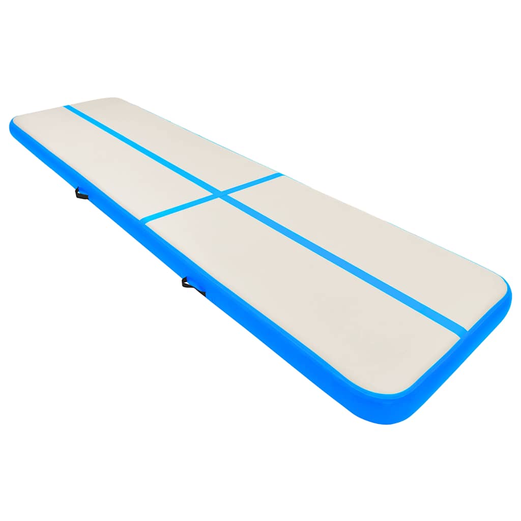 Strunjača na napuhavanje s crpkom 600 x 100 x 15 cm PVC plava