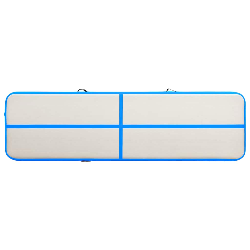 Strunjača na napuhavanje s crpkom 600 x 100 x 15 cm PVC plava